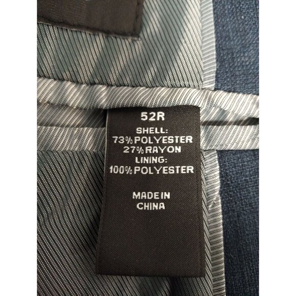 Claiborne Men's Navy Blue Suit Jacket Size 52R - Picture 7 of 8